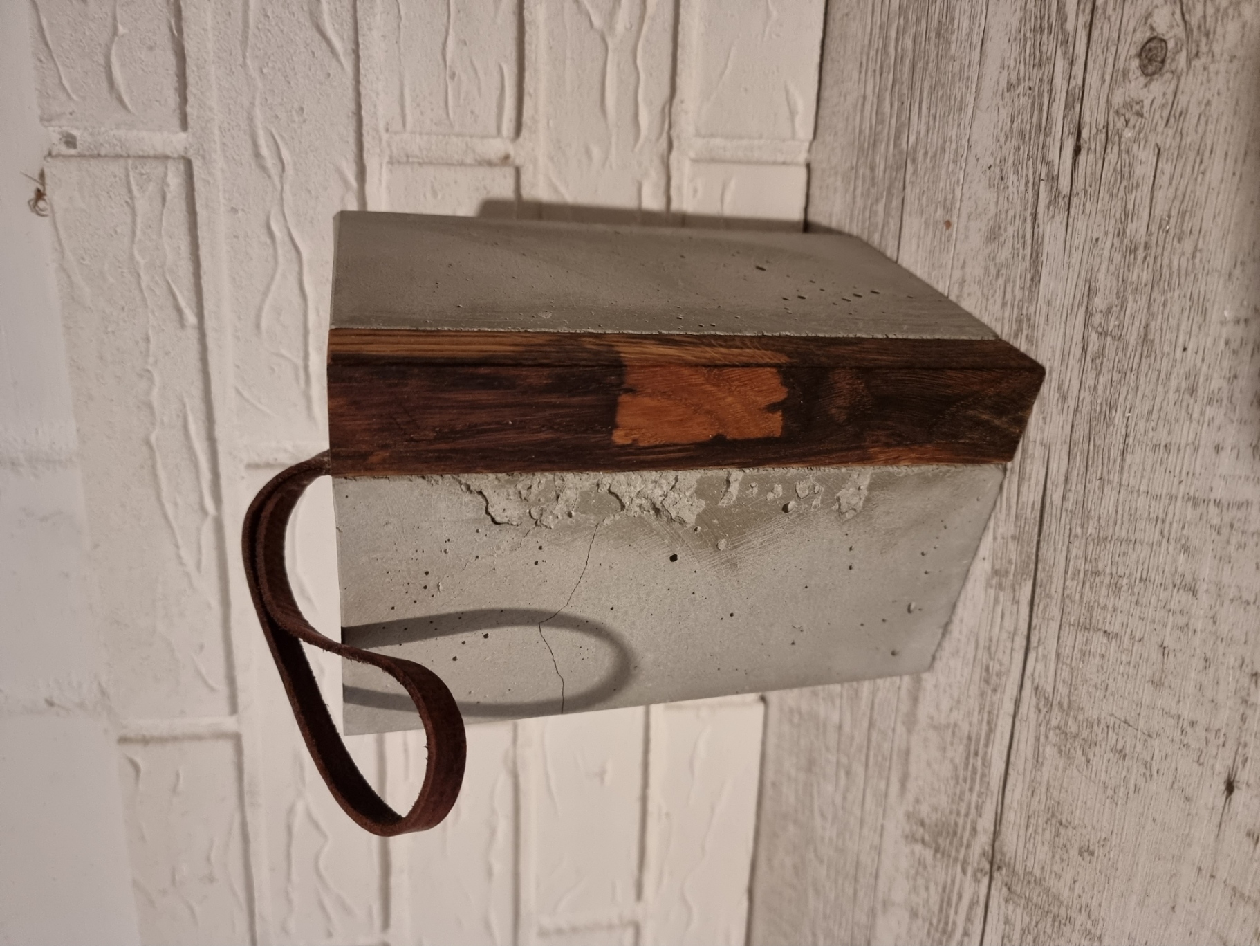 Türstopper Beton & Wood Buche