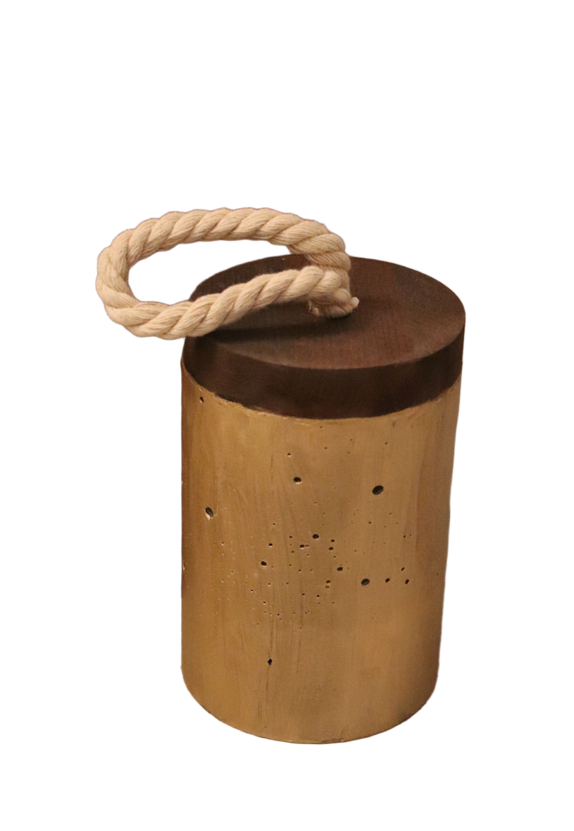 Türstopper Beton aRT© Abstrakt Wood meets Concrete 