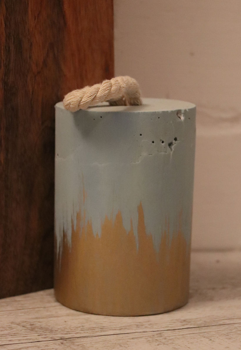 Türstopper Beton aRT© Edelblau Concrete